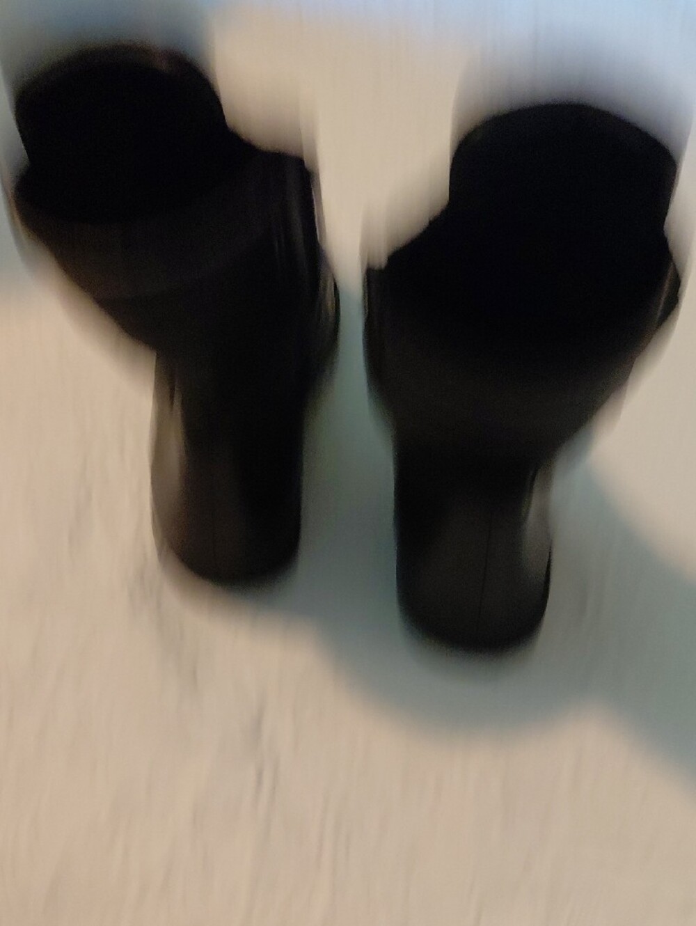 Marcella Black Quilted Combat High-Top Women's Leather Boots Size 9 Size Zipper - Picture 10 of 13